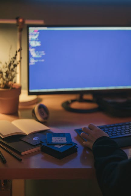 エディタでPythonコードを書いている様子